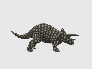 dinosaur triceratops - 02 Model 3D