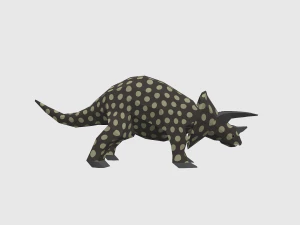 dinosaur triceratops - 02 3D Model