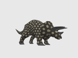 dinosaur triceratops - 02 Model 3D