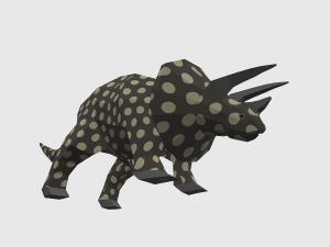 dinosaur triceratops - 02 Model 3D