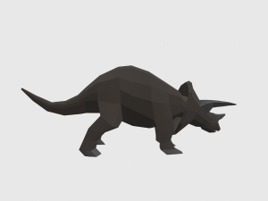 dinosaur triceratops - 02 Model 3D