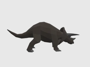 dinosaur triceratops - 02 3D Model