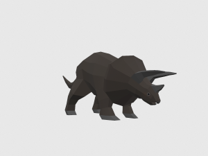 dinosaur triceratops - 02 Model 3D