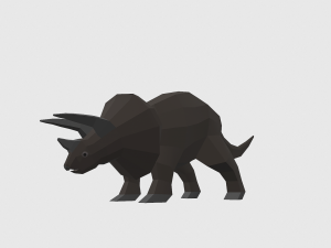 dinosaur triceratops - 02 Model 3D