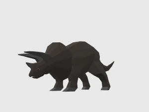 dinosaur triceratops - 02 3D Model