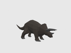 dinosaur triceratops - 02 Model 3D
