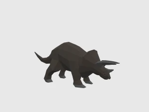 dinosaur triceratops - 02 3D Model