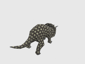 dinosaur triceratops - 02 Model 3D