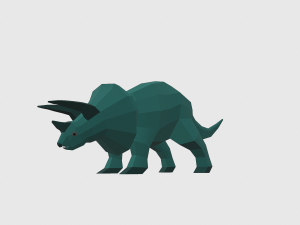 dinosaur triceratops Model 3D