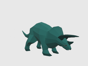 dinosaur triceratops Model 3D