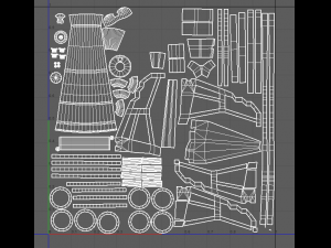 pirate cannon - pbr 3D मॉडल