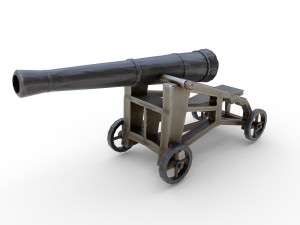 pirate cannon - pbr 3D Model