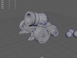 stylized cannon - pbr 3Dモデル