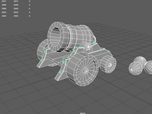 stylized cannon - pbr 3D Model