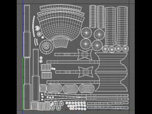 stylized cannon - pbr 3Dモデル