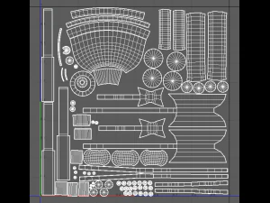 stylized cannon - pbr 3D Model