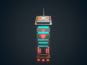sci-fi building - 01 3D Model