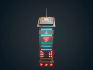 sci-fi building - 01 3D Model