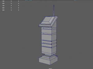 sci-fi building - 01 3D Model