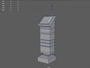 sci-fi building - 01 3D Model
