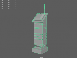 sci-fi building - 01 3D Model