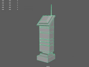 sci-fi building - 01 3D Model