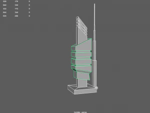 sci-fi building - 02 3D Model