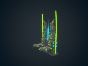 sci-fi building - 03 Modelo 3D