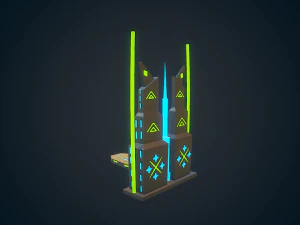 sci-fi building - 03 3D Model