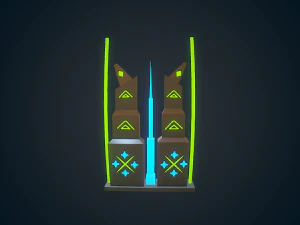 sci-fi building - 03 3D Model