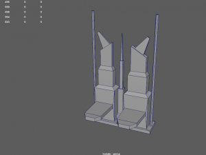sci-fi building - 03 Modelo 3D