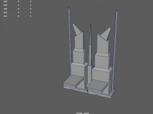sci-fi building - 03 3D Model