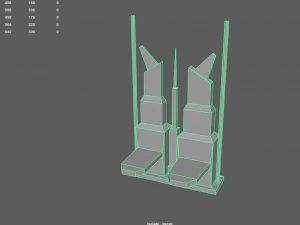 sci-fi building - 03 3D Model