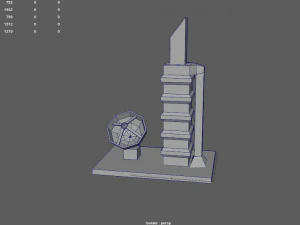 sci-fi building - 04 3D Model