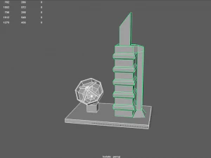sci-fi building - 04 3D Model