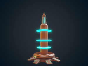 sci-fi building - 05 3D Model