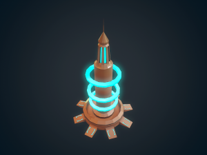 sci-fi building - 05 3D Model