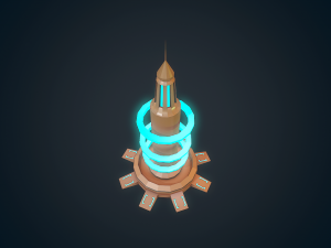 sci-fi building - 05 3D Model