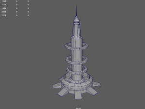 sci-fi building - 05 3D Model