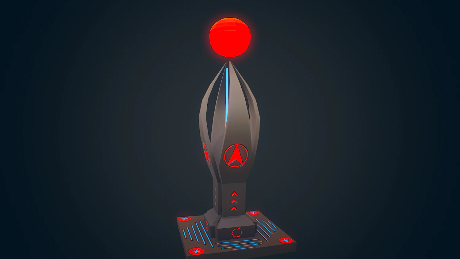 sci-fi building - 06 3D Model .c4d .max .obj .3ds .fbx .stl .blend 