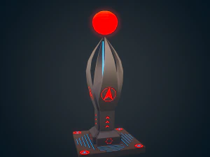 edificio di fantascienza - 06 Modello 3D