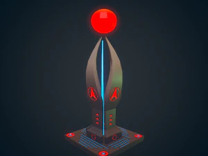 sci-fi building - 06 3D Model