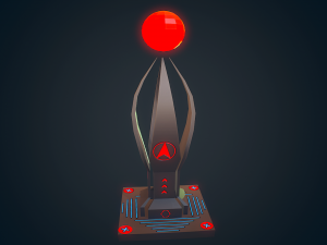 sci-fi building - 06 Model 3D