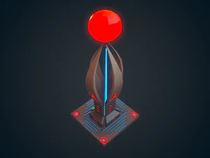 sci-fi building - 06 3D Model