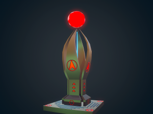 sci-fi building - 06 Model 3D