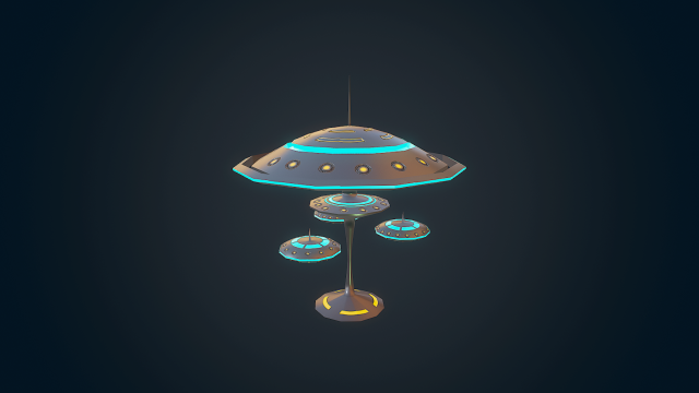 sci-fi building - 07 Modelo 3D .c4d .max .obj .3ds .fbx .stl .blend 