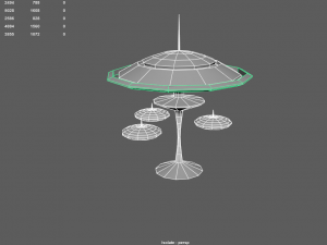 sci-fi building - 07 Modelo 3D