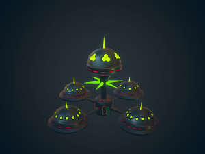 sci-fi building - 08 3D Model