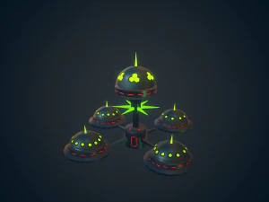 sci-fi building - 08 3D Model
