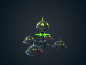 sci-fi building - 08 Modelo 3D